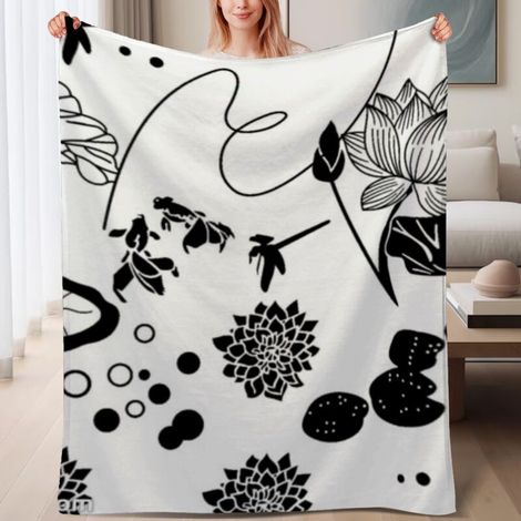 60x80 pouces de douceur pour les câlins familiaux : couverture moelleuse (1/4)