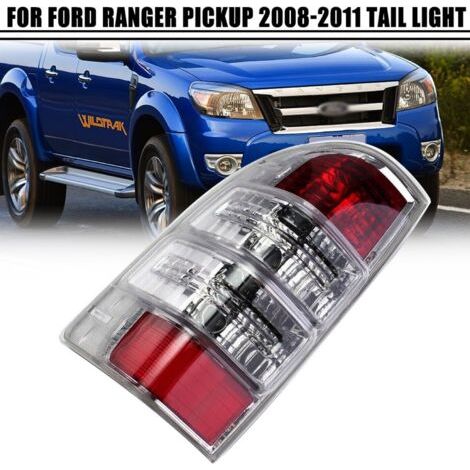 Arrière Voiture Feu Stop avec Faisceau Câbles Et Feu Arrière Voiture sans Ampoule pour Ford pour Ranger pour Pickup pour Ute 2008 2009 2010 2011 Feux Freinage(La Gauche) (1/3)