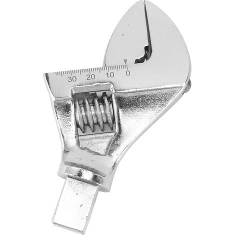 Clé à tête d'échange à grande ouverture, clé à torsion réglable en acier au chrome vanadium 0-37 mm/0-1,5 pouces (1/5)