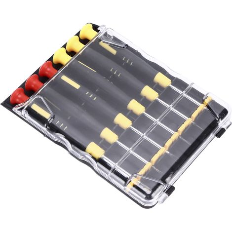 Kit de 6 petits tournevis plats et cruciformes de précision pour micro-vis minuscules (1/5)