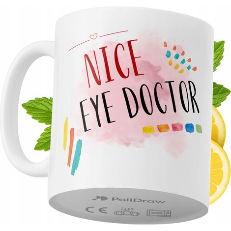 Lustige Kaffee- oder Teetasse mit witzigem Textdesign für Augenärzte – ideal für Geburtstage, Namenstage, Feiertage und besondere Anlässe. Hochwertige Tasse für Zuhause, Büro und Arbeit. Farbe: Weiß, 