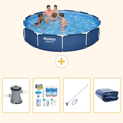 Bestway Bestway Steel Pro Ronde - 366x76 cm - 5-pièces S267 (1/5)