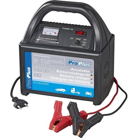 Chargeur de batterie 12V/24V 15Amp. (1/5)