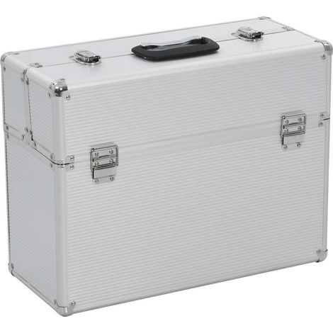 Valigetta per Attrezzi 47x36x20 cm Argento in Alluminio vidaXL (1/5)