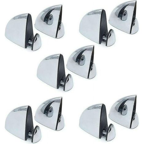 10 Pack Mini pinces en verre, Pince réglable 3-13mm Epaisseur, Support en verre pour plateau en bois/verre, Support en verre (1/5)