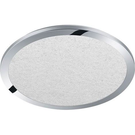 Plafonnier LED SDB Trio Cinzia argent 40cm 22W IP44 (1/2)