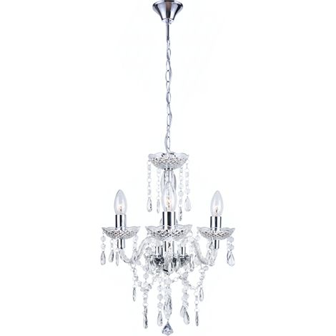 LÁMPARA DE TECHO COLGANTE TOOLIGHT EBT006-3CP TRANSPARENT