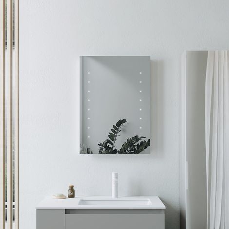Signature Chloe Battery Operated LED Bathroom Mirror 700mm H x 500mm W (1/4)