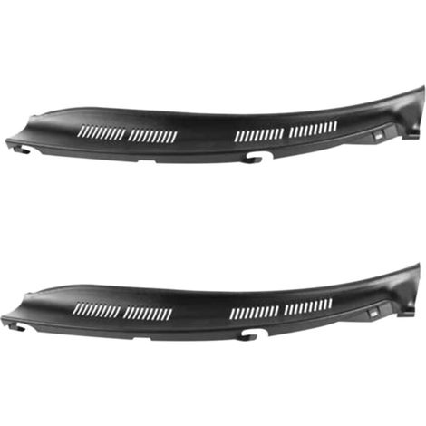Due profili decorativi per la copertura del tergicristallo anteriore sinistro, le piastre deflettrici e i pannelli di rivestimento del collo per Mercedes-Benz Classe E W210 (1996-2002)