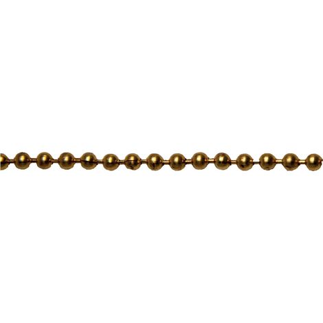 Catena a perline nichelata 3,6 mm x 25 m