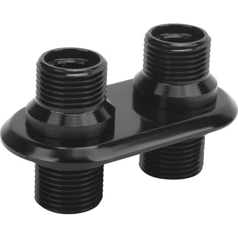 Universeller 2-Port-Klimaanlagenstecker für Ford, Umbau-/Austauschteil, Schottwandanschluss, schwarz (1/5)