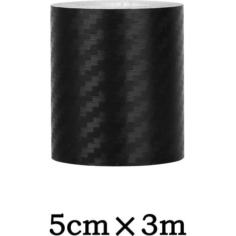 Bande adhésive 3D en fibre de carbone (5 cm x 3 m) pour seuil de porte,coffre et pare-chocs Anti-rayures,imperméable et décorative (1/3)