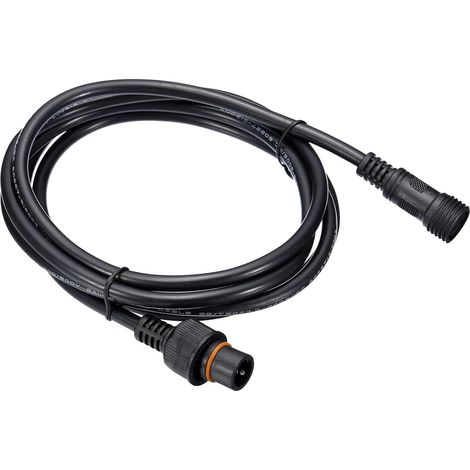 Câble d'Extension 2 Broches de 6,56 Pieds (2 Mètres), 18AWG, avec Connecteur Étanche IP67, avec Mâle et Femelle aux Deux Extrémités, pour Bandes LED, Noir (1/4)