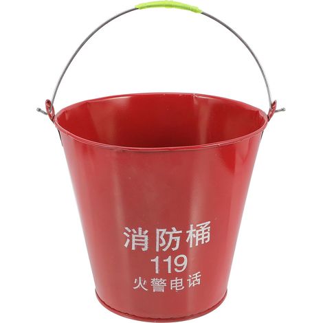 Seau à Sable en Fer Portatif Poignée Seau Utilitaire Réutilisable Rond 12l pour Maison Garage et Extérieur Robuste et Facile à Nettoyer Couleur Couleur Aléatoire Plusieurs Styles (1/5)