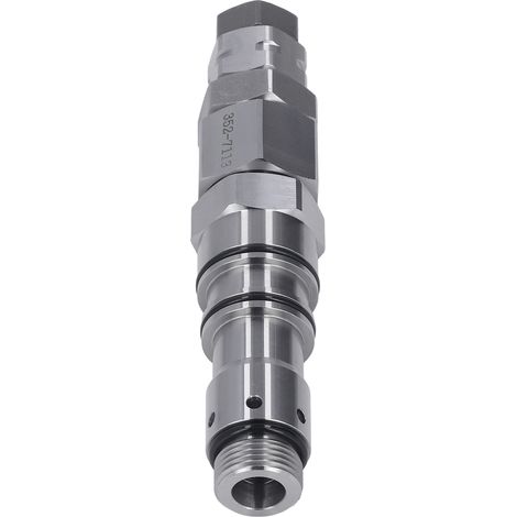 Soupape de décharge principale hydraulique à interface de bouchon sensible pour excavatrice CAT215L, pour finisseurs et bétonnières. (1/5)