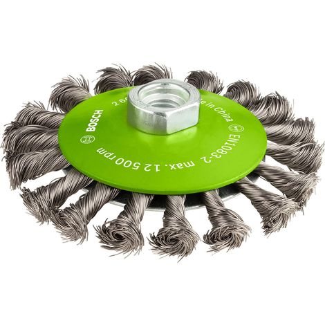Bosch Accessories 2608622109 Brosse conique en inox 115 mm 0,35 mm M14 (1/5)