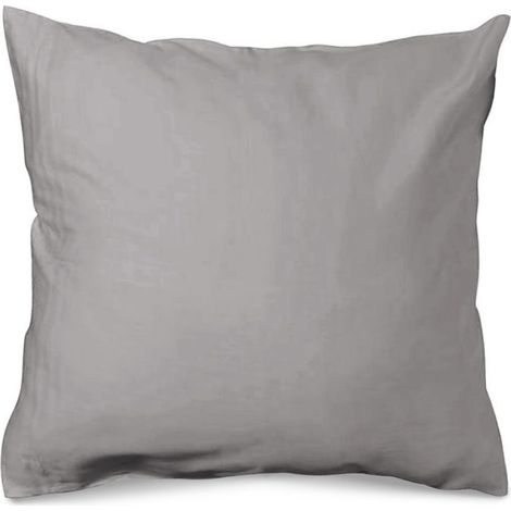 Taie D Oreiller - Satin De Coton - 40x40 Cm - Fermeture Eclair - Certifie Oeko Tex - 1 Piece