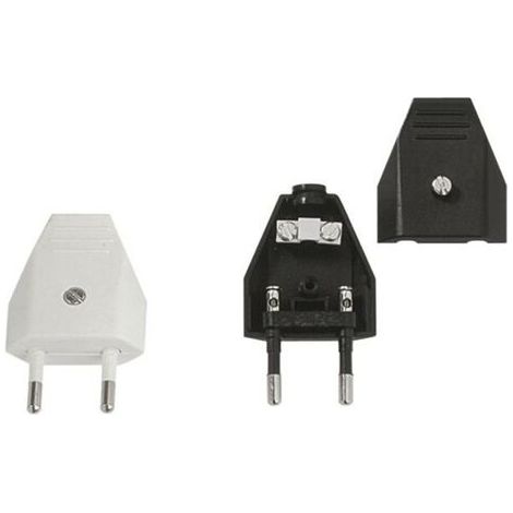 Bachmann 900.011 Fiche Euro plastique 250 V blanc IP20 Q750492 (1/2)