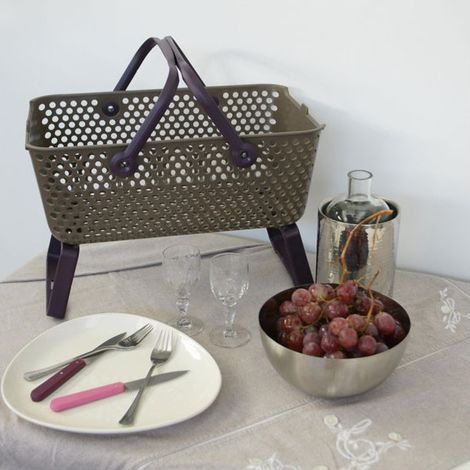 Panier de récolte Kajo Taupe 15L - Violet