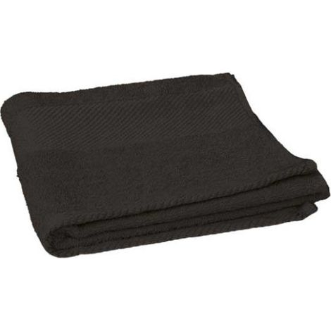 Toalla de baño VALENTO Soap Negro 50 x 90 cm