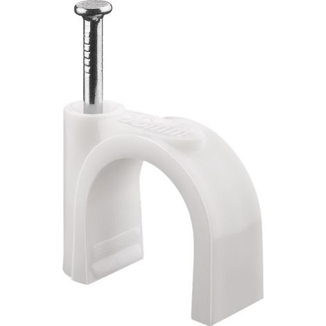 Goobay 17085 abrazadera para cable Blanco 100 pieza(s)