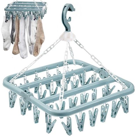 Etendoir séchoir linge Cintres 32 clips