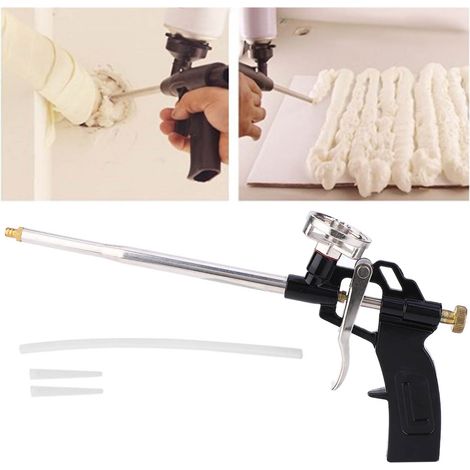 Pistolet à mousse PTFE, outil de remplissage et d'étanchéité en aluminium durable pour portes-fenêtres et fenêtres de balcon, 34 L/min (1/5)