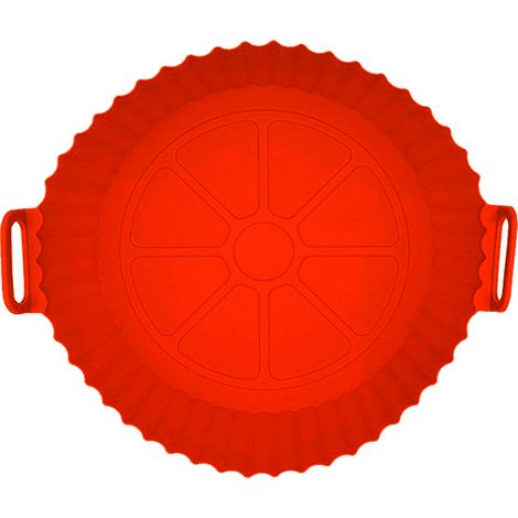 Accesorios de silicona para freidoras de aire, sartén multifuncional de silicona con revestimiento para freidoras de aire...