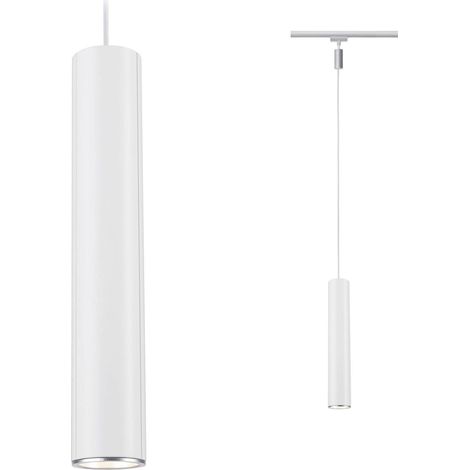 Paulmann Pendel Catalejo Luminaire à suspendre URail GU10 chrome (mat), blanc Y110512