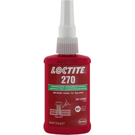 Frein filet Haute RESISTANCE 50ML LOCTITE 270-1 pièce