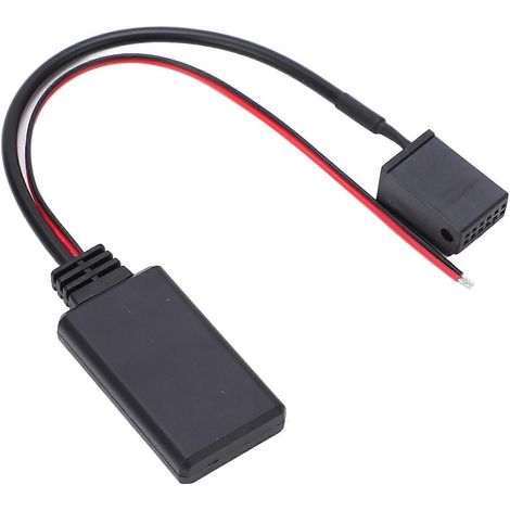 23 cm Bluetooth AUX IN Adaptermodul 12-polig, kabellos, schwarz, Ersatz für Opel Agila CD 70 Navigation