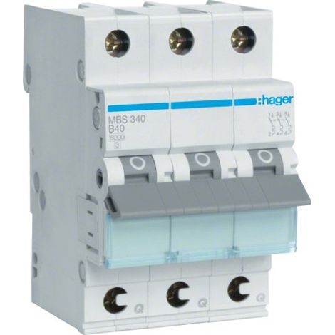 Interrupteur Hager mbs340 40 A 3 pôles