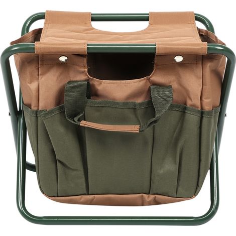 Chaise pliable portable avec sac de rangement pour camping, pêche, voyage, plage et barbecue (1/5)