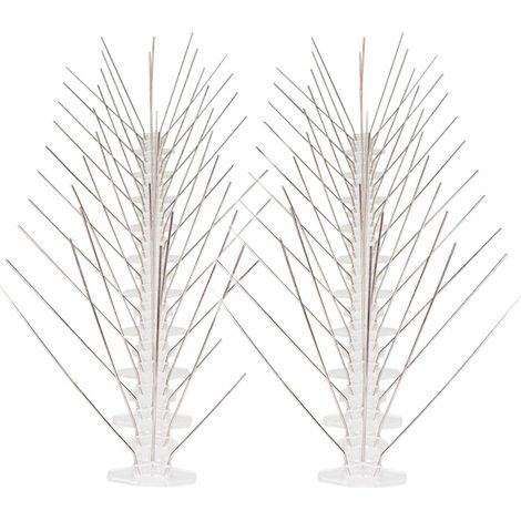 3.5M Pique anti Pigeon Pic Anti-Pigeon en Acier Pointes Anti-Oiseaux en Acier Inoxydable Kit Anti-Oiseaux pour Effrayer Pigeons Corbeaux Moineaux Chats Respectueux des Animaux Pic Anti Oiseaux (1/5)