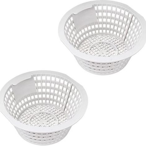 Lot de 4 Paniers Filtre pour Skimmer – Réf. 8928 – Panier Écumoire pour Piscine Hors-Sol – Sans Poignée – Compatible Swimline, Hydrotools