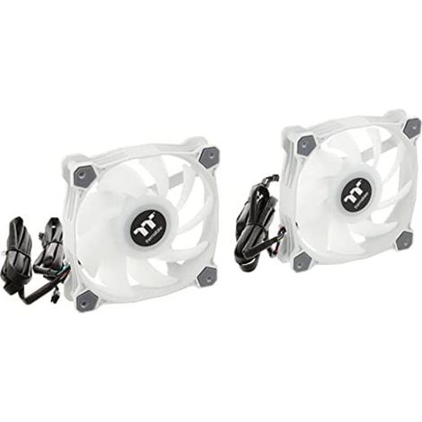 Thermaltake Pure Duo 12 Universal Ventilador 12 cm Blanco 2 pieza(s) (1/5)