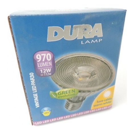 Ampoule LED 12W 3000K 970lm PAR30 Culot E27 non-dimmable Vintage TARGETTI L7206W