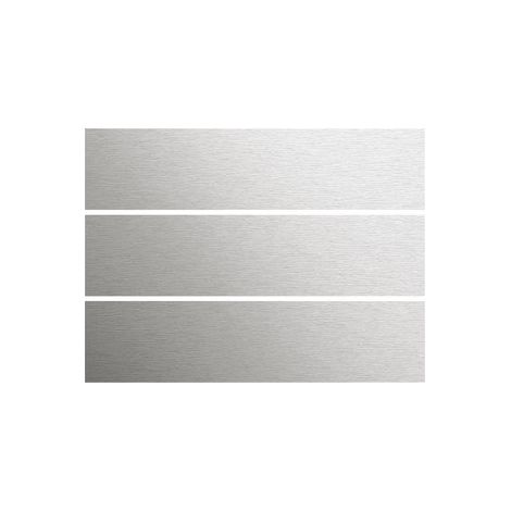 GIRA 5543920 DE RECOUVREMENT POUR BOUTON-POUSSOIR D'APPEL BOUTONS MODULE 3 F SYSTÈME 106 ACIER INOXYDABLE