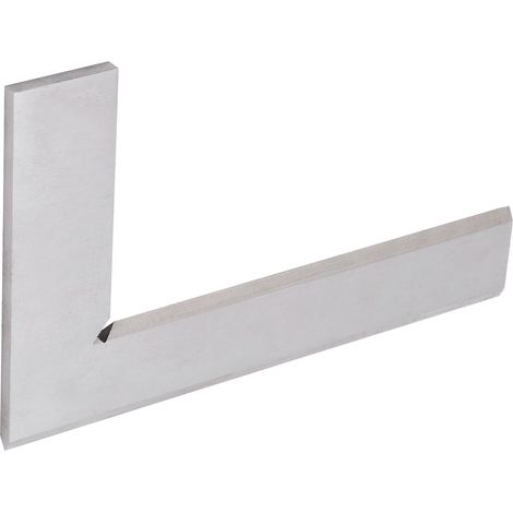 Règle à lame droite à 90° en acier inoxydable, outil de mesure et de traçage d'ingénieur, 200 x 125 mm (1/5)