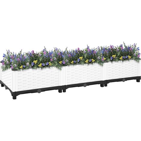 Maison Exclusive - Hochbeet 120x40x23 cm Polypropylen
