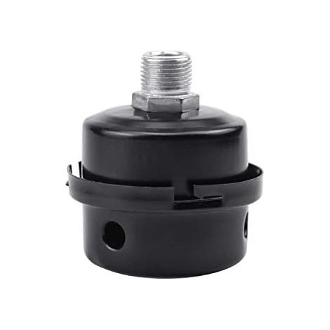 Silencieux de filtre pour compresseur d'air, silencieux de filtre de 3/8" (16 mm) pour compresseur d'air (1/5)