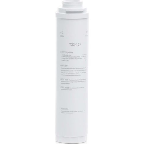 Naturewater T-33-10F Filtro in linea a blocco a carboni attivi per osmosi inversa Ricambio Acqua