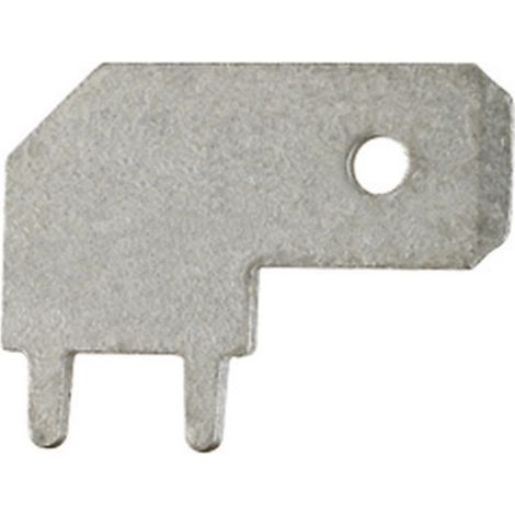 Klauke 2035 Steckzunge zum Einlöten in gedruckte Schaltungen Steckbreite: 6.3 mm Steckdicke: 0.8 mm