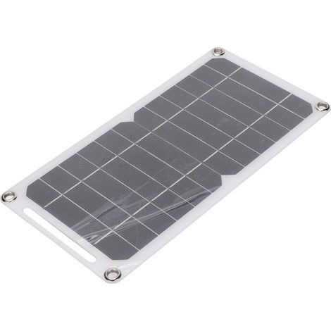 6W 5V Monokristallines Silizium Robustes, halbflexibles Solarpanel Tragbares Solarladegerät für Auto, Boot, Handy (1/5)