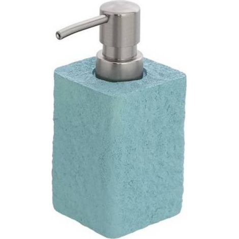Eleganter Seifenspender aus der Sabbia-Serie in einem raffinierten Acqua Marina-Farbton (1/3)