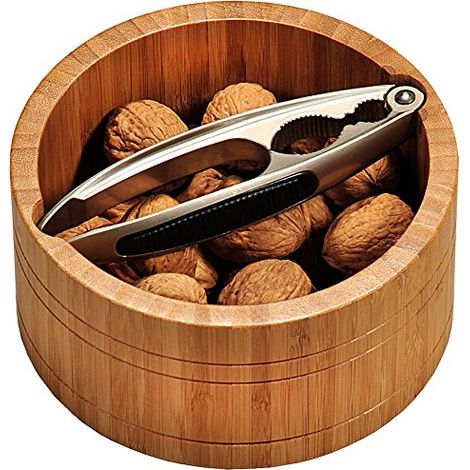 Contenitore in bambù, set di noci (1/3)