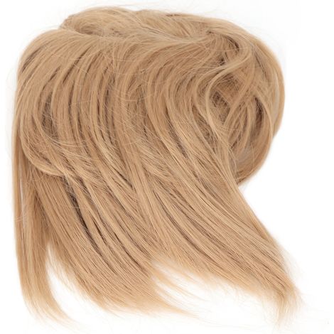 Chignon désordonné élégant avec bandeau, extension synthétique pour cheveux épais, accessoire coiffure femme et fille Q17-18 (1/5)
