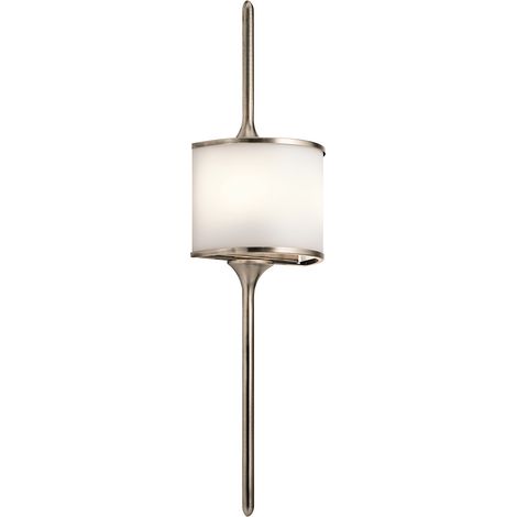 Elstead Mona - 2 Licht Badezimmer Wandleuchte Zinn IP44, G9 (1/3)