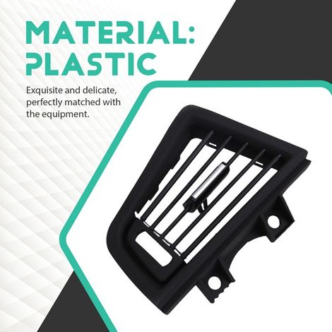 1 color: Black Material: Plastic Front air vent grille for BMW. (1/5)