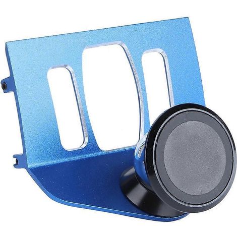 Support de voiture en alliage d'aluminium, support de smartphone bleu, compatible avec BMW Série 2 F45 F46 (2015–2018)